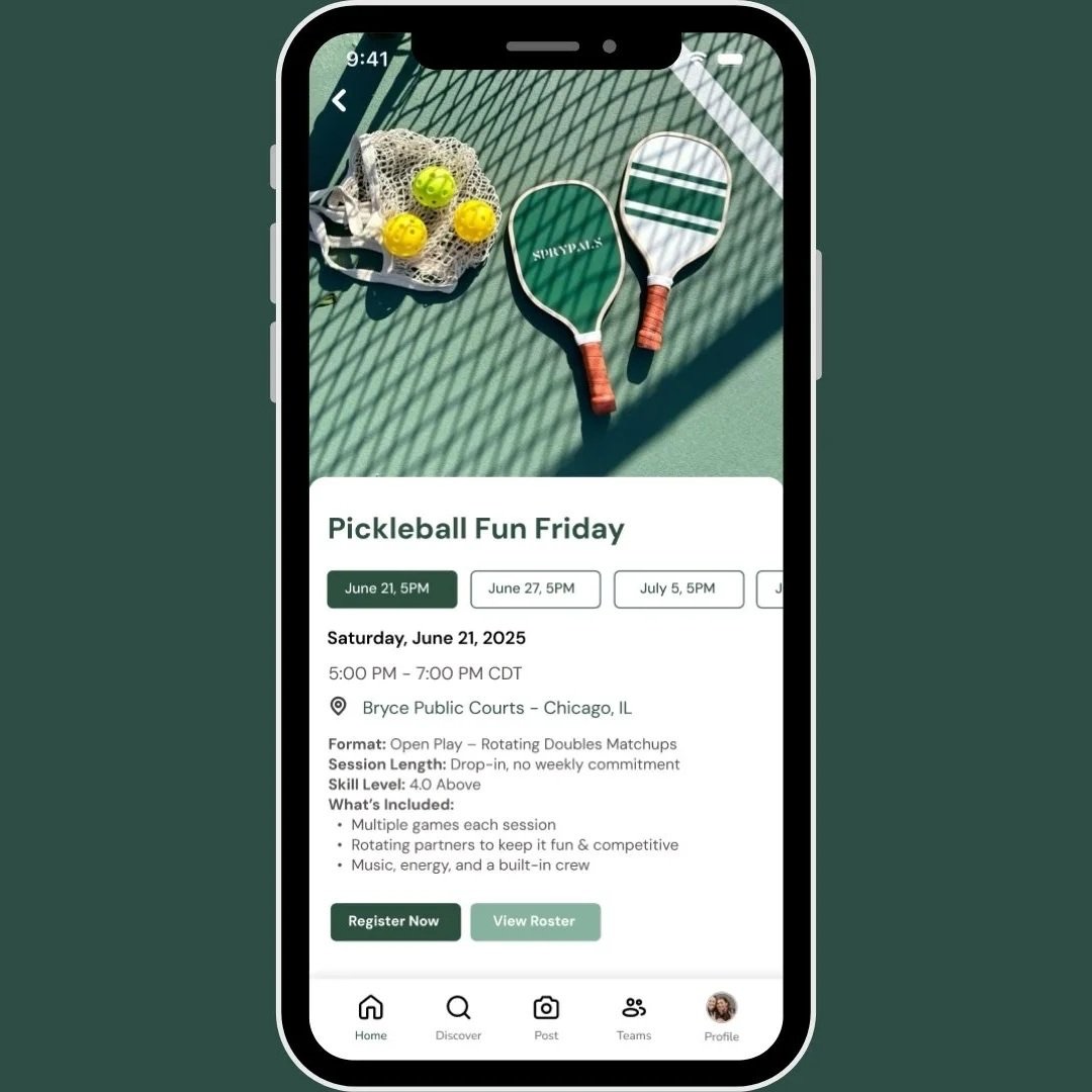 Ralley app screen: Discover, Join, and Create Your Own Ralleys